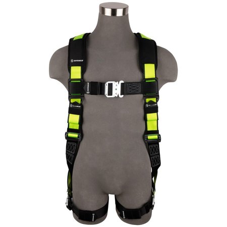 SAFEWAZE Full Body Harness, Vest Style, L/XL SW280-QC-L/XL